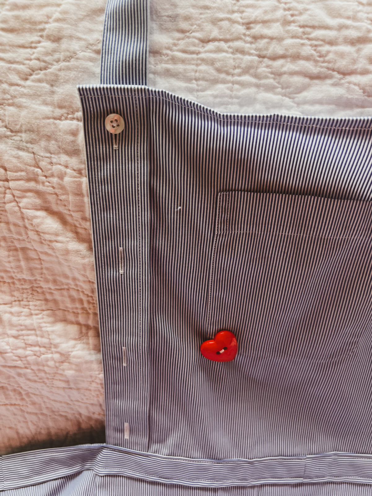 The Blue Button-Down Everyday Apron