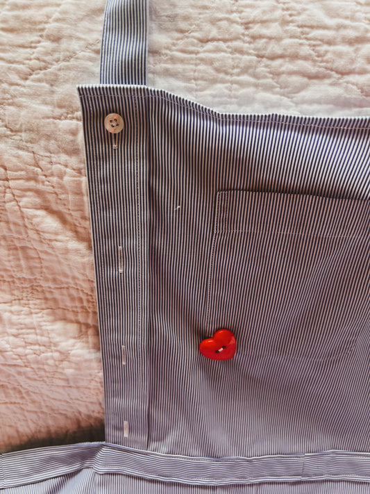 The Blue Button-Down Everyday Apron