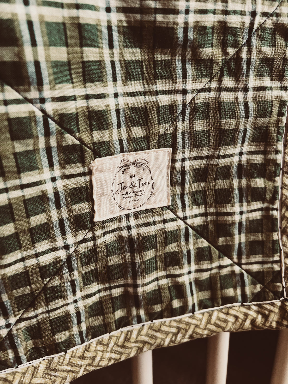 Heritage Plaid Heirloom Baby Quilt