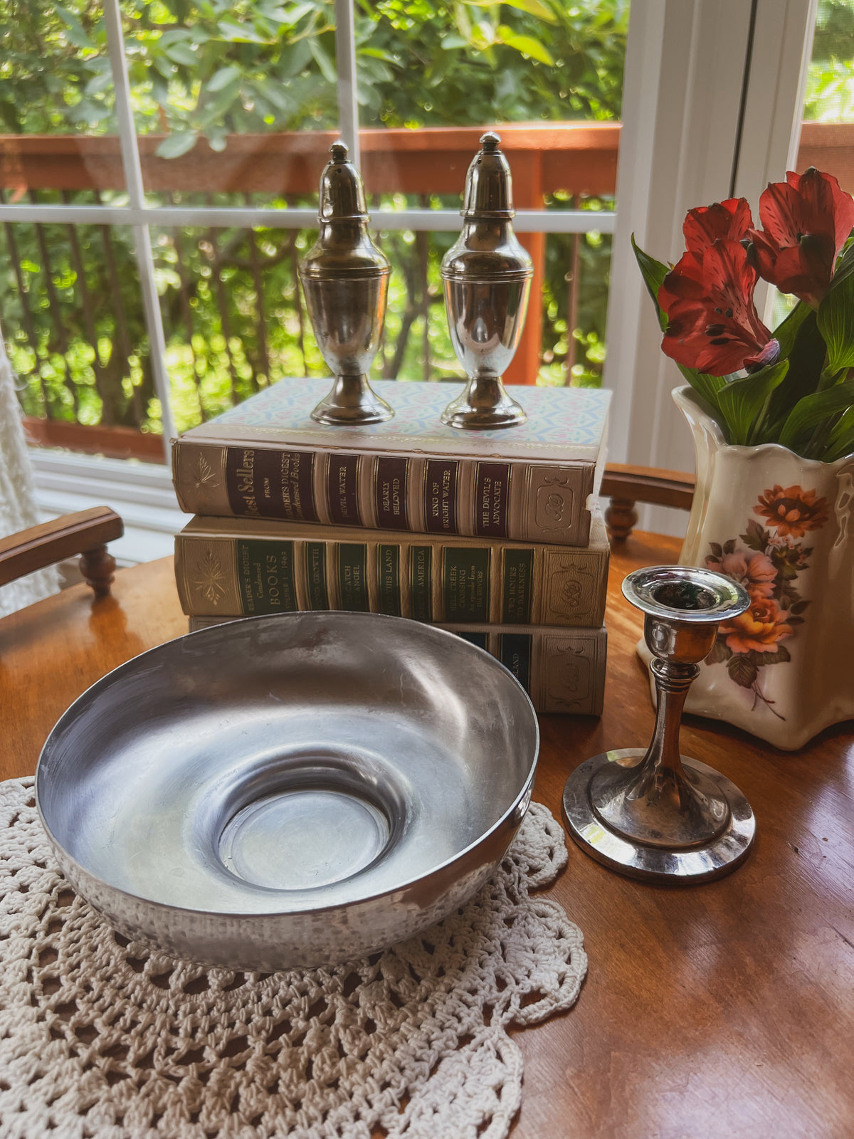 Curated Vintage Silver Collection Set of 4