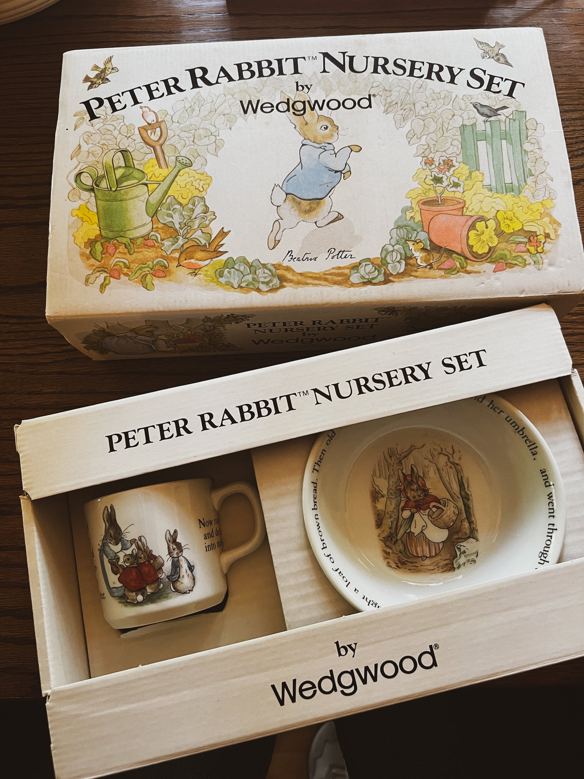 Wedgewood Peter Rabbit Nursery Set