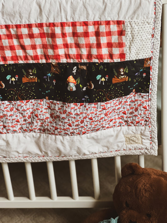 Woodland Wonder Heirloom Baby Quilt