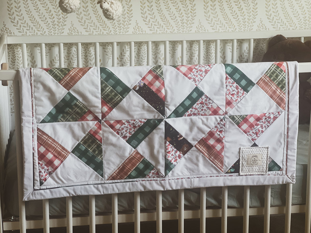 Woodland Patchwork Baby Quilt
