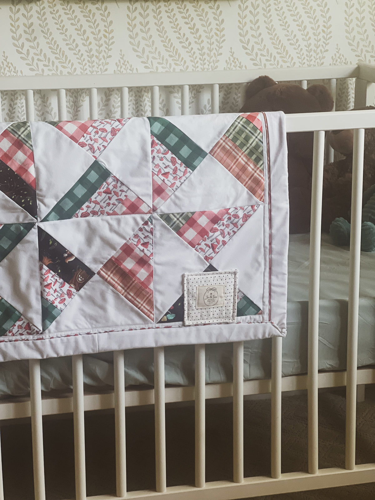 Woodland Patchwork Baby Quilt