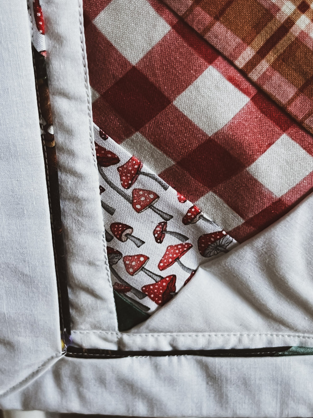 Woodland Patchwork Baby Quilt