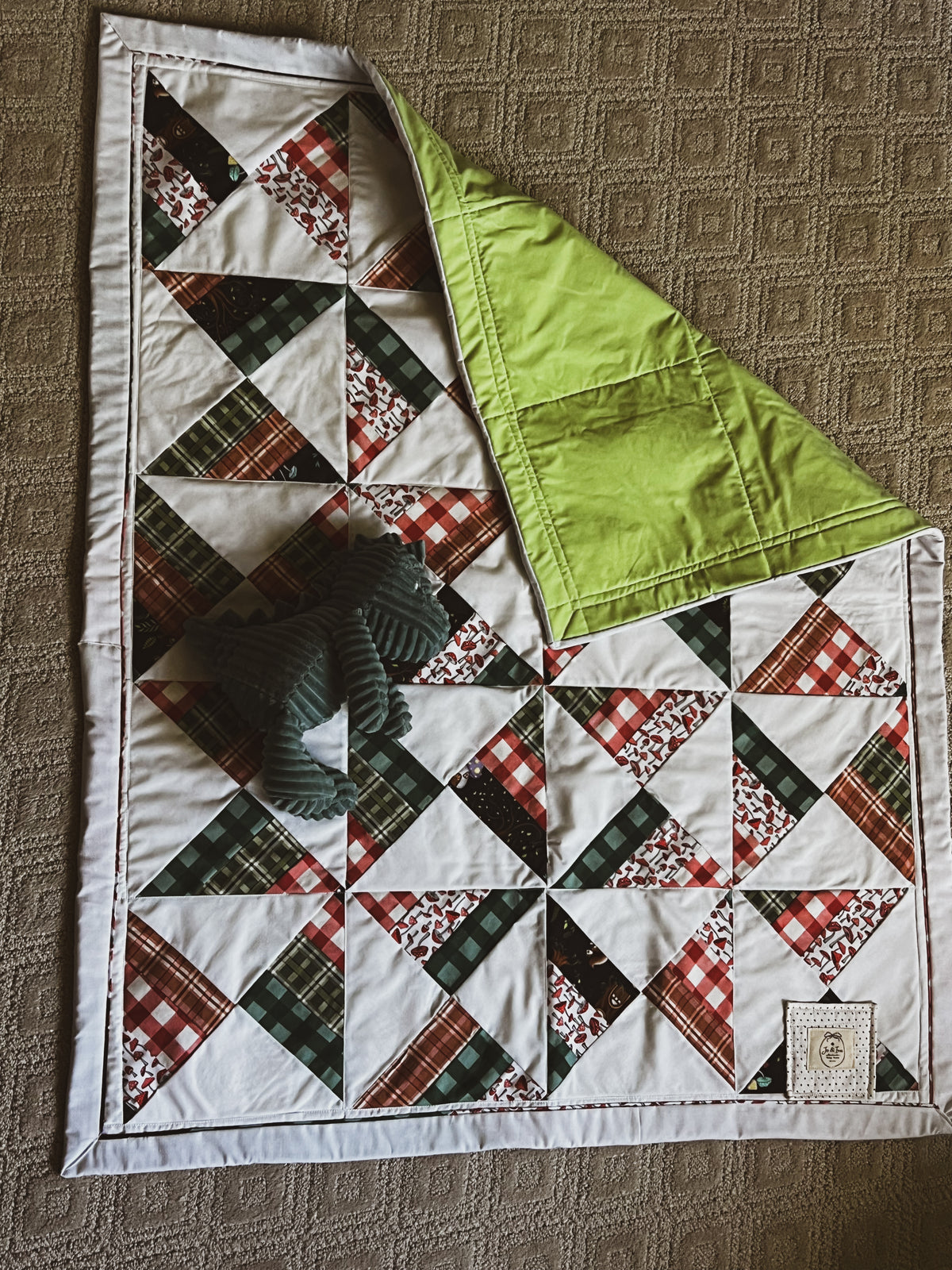 Woodland Patchwork Baby Quilt