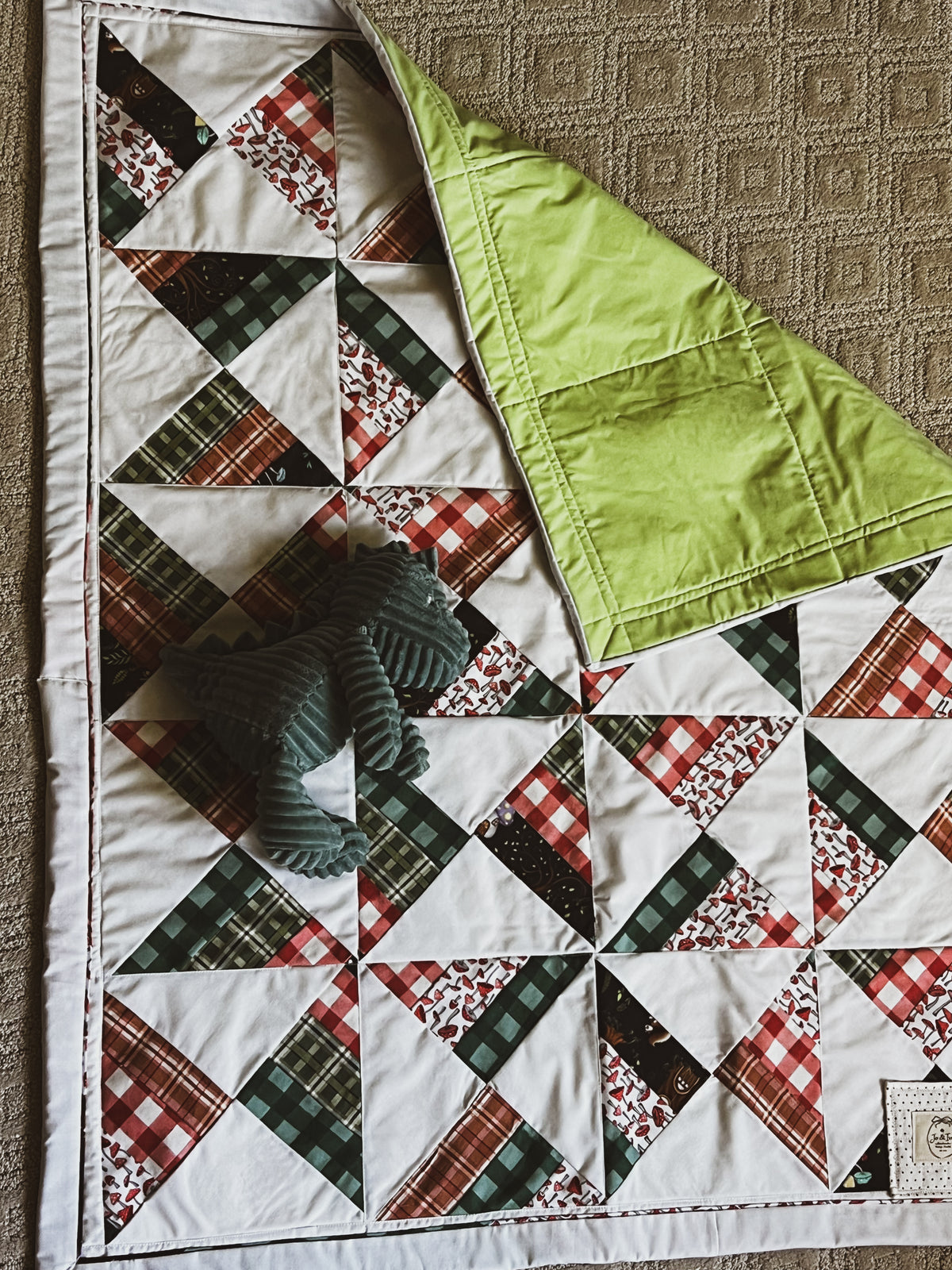 Woodland Patchwork Baby Quilt